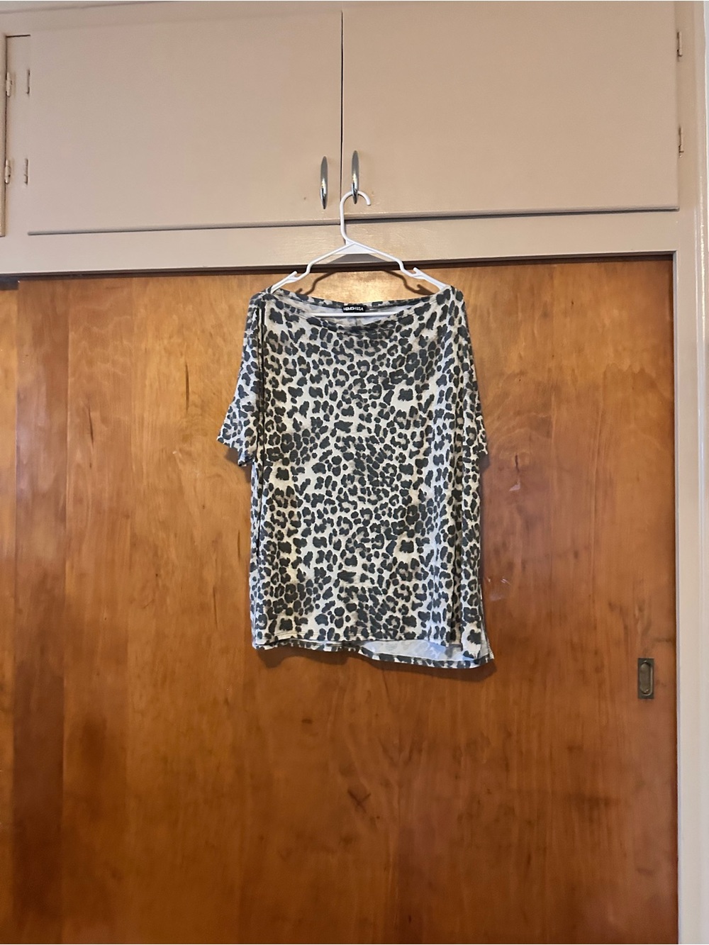 HEIMISH USA brown & black Leopard Print Short Sleeve Tee - Picture 2 of 5